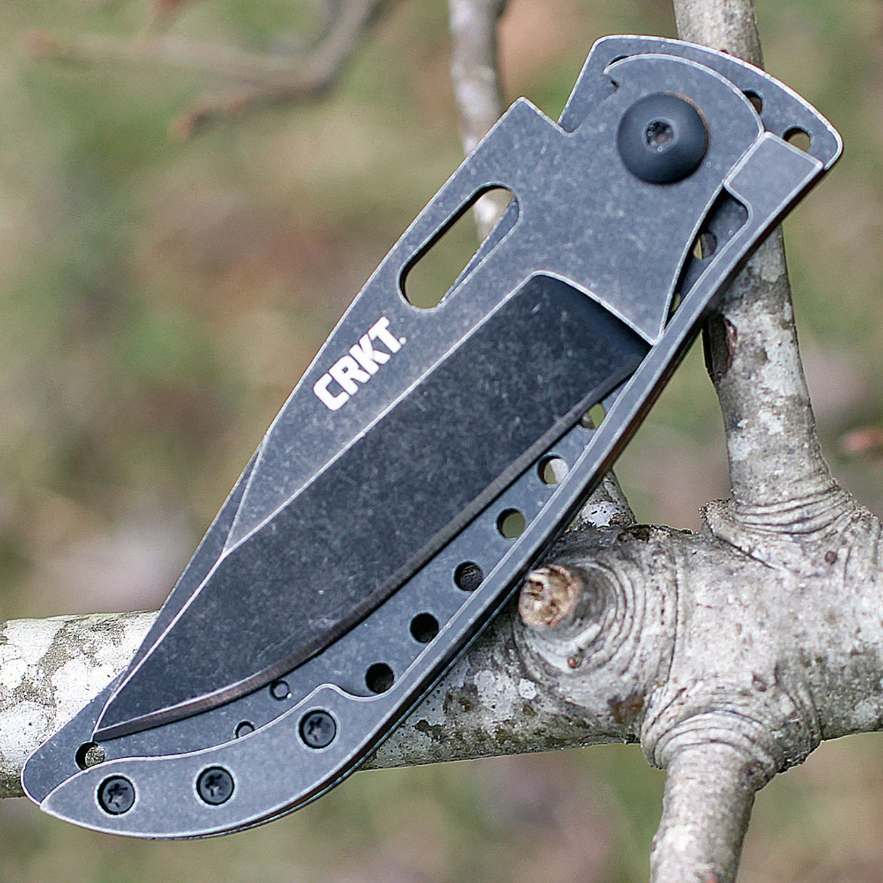 CRKT 2784 Desta, 2.57" 8Cr13MoV SS, Plain Blade, SS Handle - Image 4