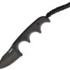 CRKT Minimalist Bowie Neck Knife 2387K, 2.12" 5Cr15MoV Black Plain Blade, Black G-10 Handle