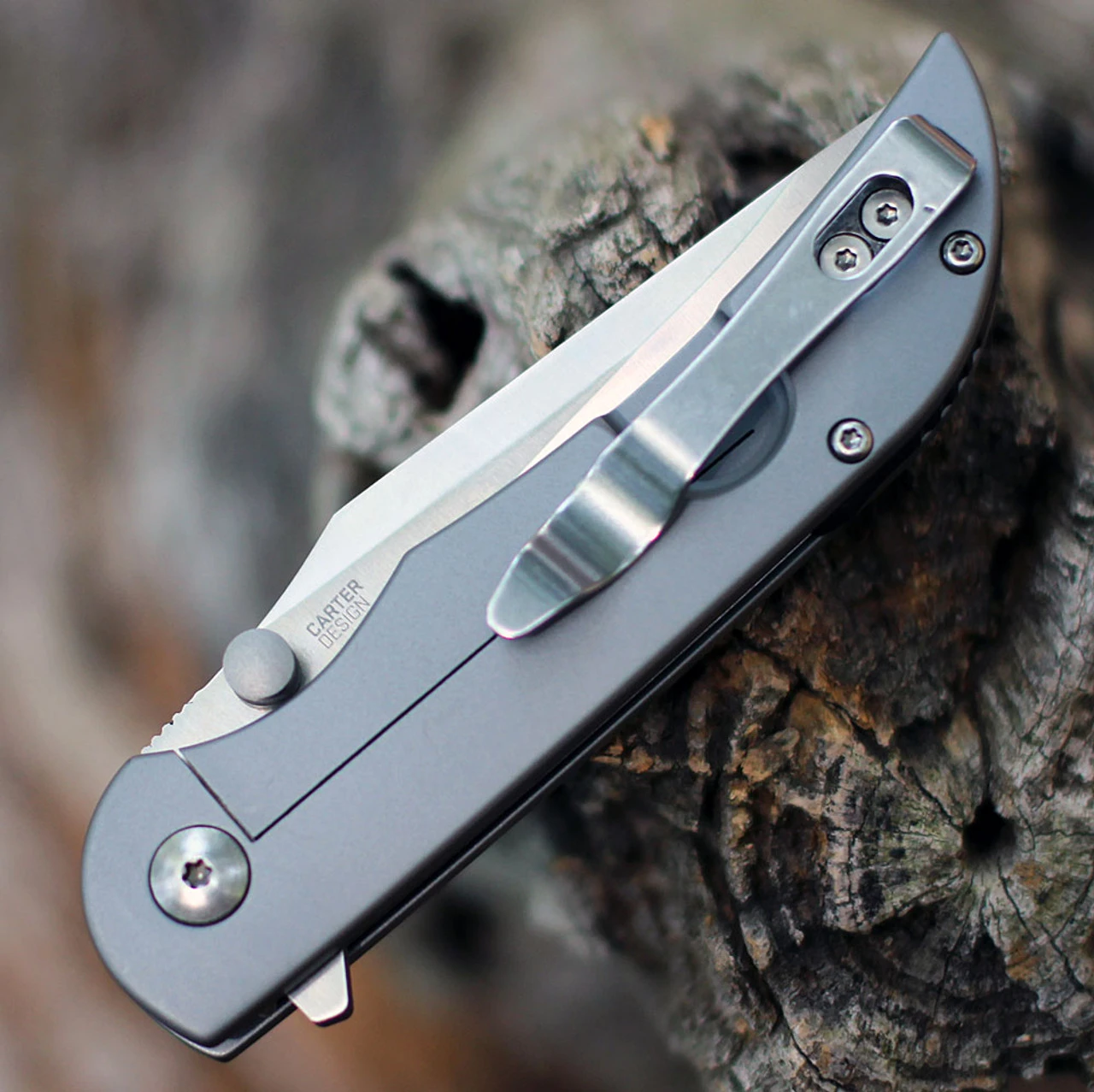 CRKT Oxcart Assisted Flipper - Gray (3.05" AUS-8 Satin SS) 6135 - Image 4