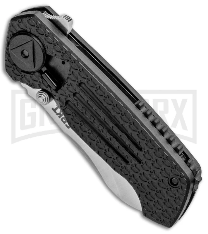 CRKT Burnley Prequel Black Field Strip Knife - Satin Plain - Image 2