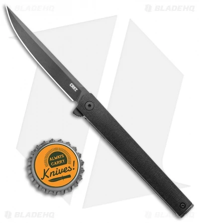 CRKT CEO Flipper Liner Lock Knife Black GRN (3.25" Black) - Image 4