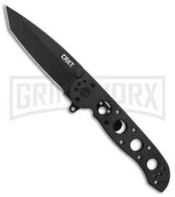 CRKT Carson M16-02KS Frame Lock Flipper Knife - Tanto Black