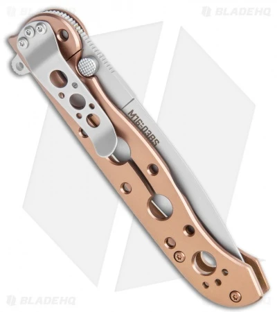CRKT Carson M16-03BS Frame Lock Knife Bronze Stainless Steel (3.6" Satin) - Image 3