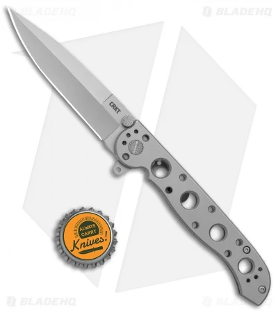 CRKT M16-03SS Stainless Steel Frame Lock Knife Spear Point (3.5" Bead Blast) - Image 4