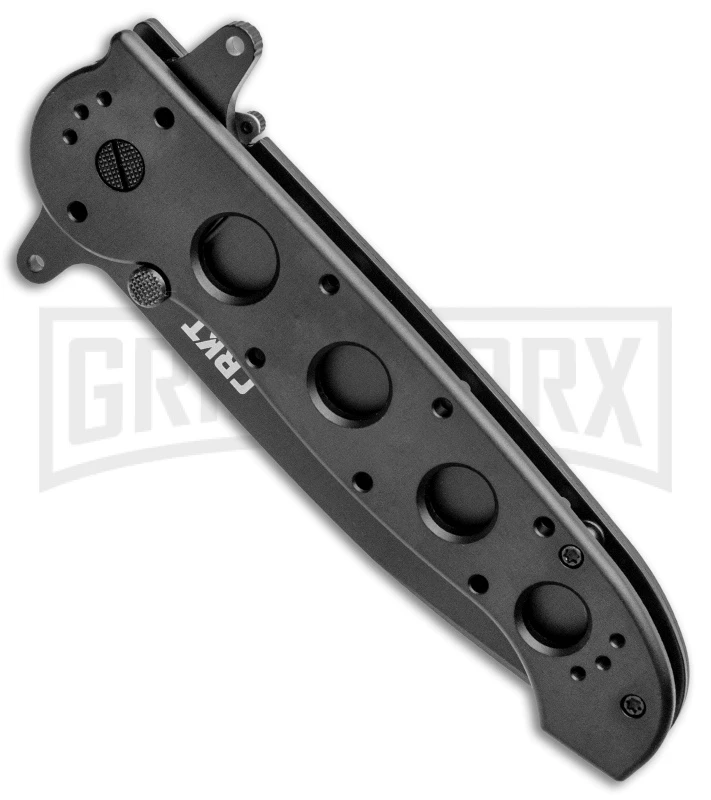 CRKT Carson M16-14SF Special Forces Black Al Folding Tanto Knife - Black Serr - Image 2