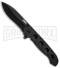 CRKT Carson M21-04G Black G-10 Folding Knife - Black Plain