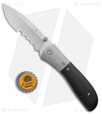CRKT Carson M4-13 Spring Assisted Knife (3.75" Bead Blast Serr) - Image 4