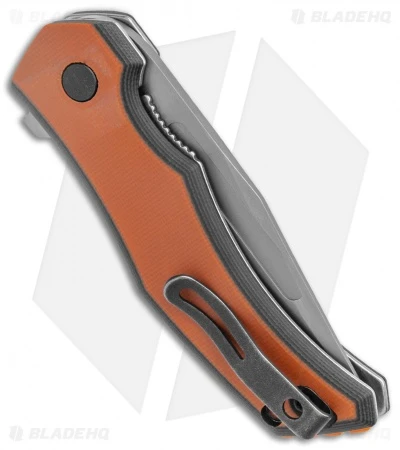 CRKT Fawkes Spring Assisted Knife Brown/Orange G-10 (2.75" Bead Blast) - Image 3