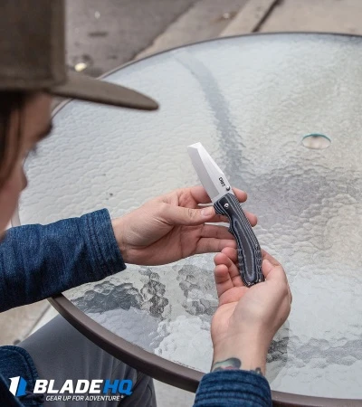 CRKT Folding Razel Folder Liner Lock Knife Micarta (3.13" Satin) 4030 - Image 9