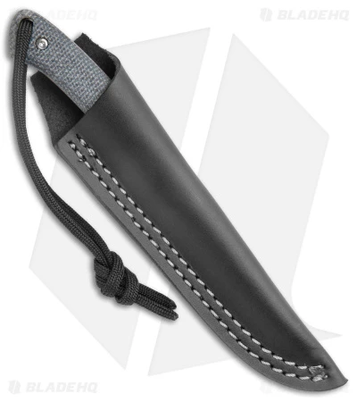 CRKT Folts Biwa Fixed Blade Knife Black Resin Infused Fiber (3" Satin) - Image 3