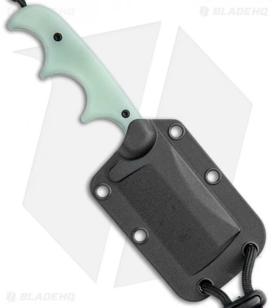 CRKT Folts Minimalist Cleaver Neck Knife Natural G-10 (2.1" Black Smokewash D2) - Image 3