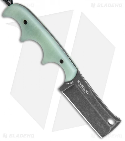 CRKT Folts Minimalist Cleaver Neck Knife Natural G-10 (2.1" Black Smokewash D2) - Image 2