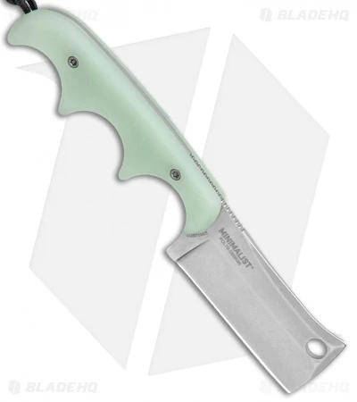 CRKT Folts Minimalist Cleaver Neck Knife Natural G-10 (2.1" Stonewash D2) - Image 2