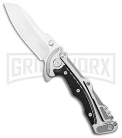 CRKT Graphite Glenn Klecker Black G-10 Liner Lock Knife - Satin