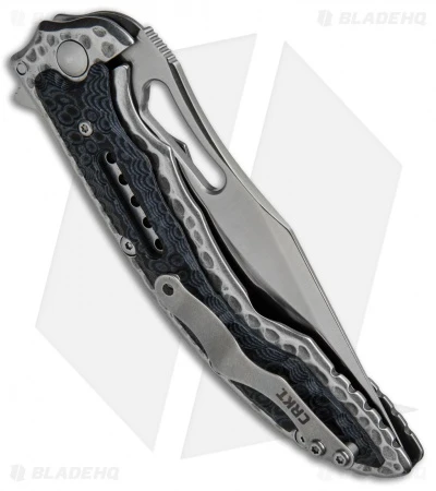 CRKT Ikoma Fossil Frame Lock Knife Black G-10 (3.96" Satin) 5473 - Image 3