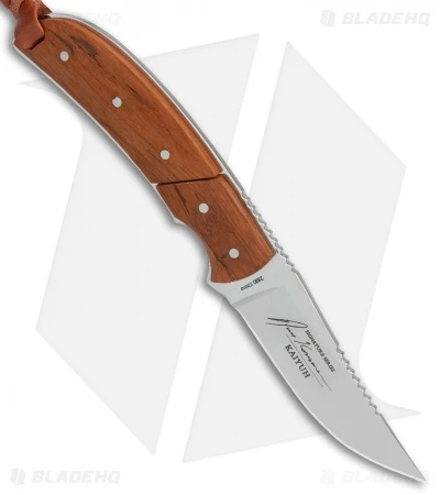 CRKT Kailyah Kommer Signature Hunter Fixed Blade Bamboo (3.5" Mirror) 2830 - Image 2