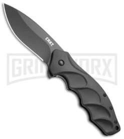 CRKT Foresight Folding Knife - Black Plain