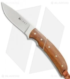 CRKT Kilbuck Signature Fixed Blade Knife Bamboo (3.3" Mirror) 2810