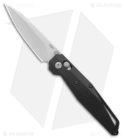 CRKT LCBK Crossbar Lock Folding Knife G-10 Black (3.4" Bead Blast) 3830