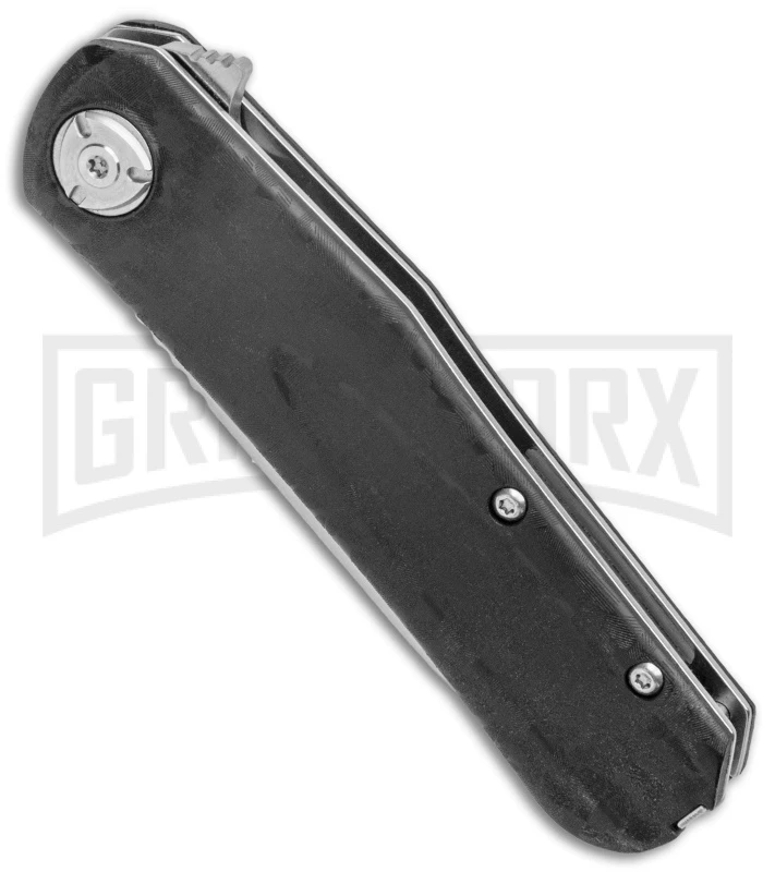 CRKT Lion Mah Liner Lock Mah-Hawk Drop Point Flipper Knife (3.19" Satin) - Image 2