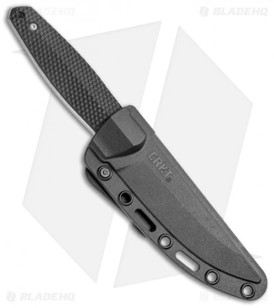 CRKT Lucas Burnley Strafe Fixed Blade Knife Black GFN (4.6" Satin)1210 - Image 3