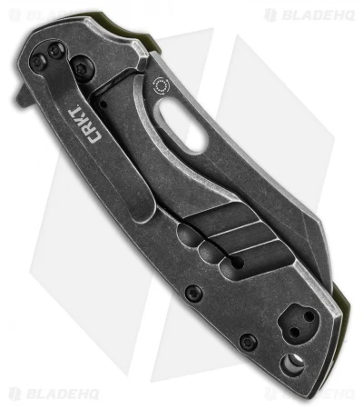 CRKT Pilar Large Frame Lock Knife OD Green G-10 (2.6" Black SW D2) BHQ Exclusive - Image 3