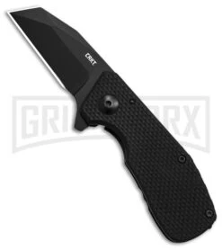 CRKT Graham Razelcliffe Black G-10 Folding Knife - Black Plain