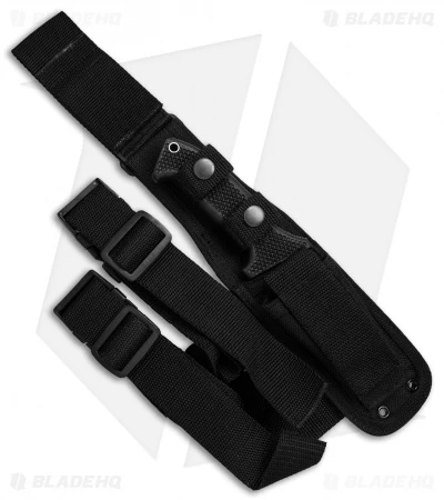 CRKT M60-14NK SOTFB Fixed Blade Knife Tanto (4.38" Black Serr) - Image 3