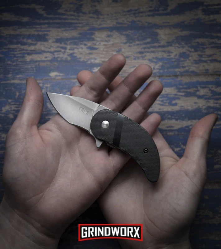 CRKT Snicker Black GFN Folding Knife - Stonewash - Image 4