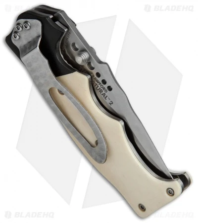 CRKT The Natural 2 Spring Assisted Knife White Bone & G-10 (3.25" Plain) 7080 - Image 3