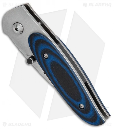 CRKT Viele Mini Wasp Liner Lock Knife Black/Blue G-10 (2.5" Bead Blast) 8001 - Image 2