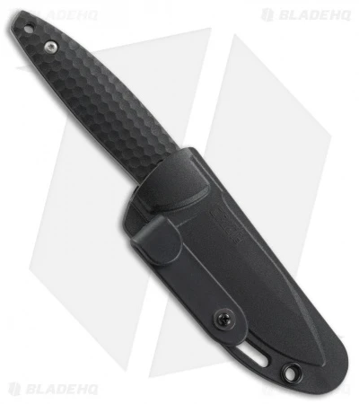 CRKT Lucas Burnley Aux Fixed Blade Knife Black (3.5" Satin) 1200 - Image 3