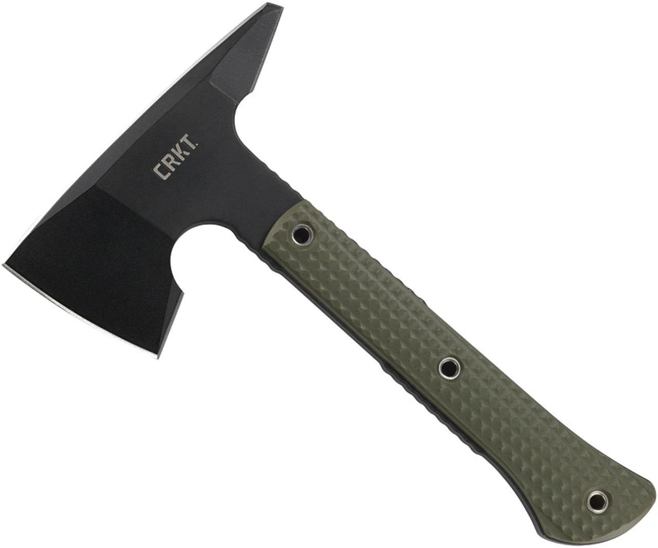 CRKT Jenny Wren Tomahawk CR2726, 2.585" SK-5 Black Powder Coated Steel, Glass Reinforced Nylon Handle
