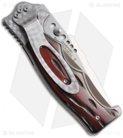 CRKT The Natural 2 Spring Assisted Knife Jig Bone Scales (3.25" Plain) 7080J - Image 2