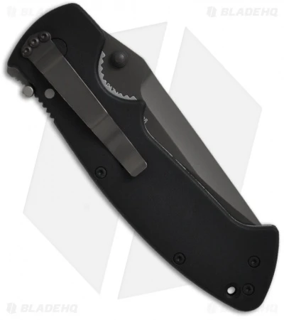 CRKT Crawford Kasper Liner Lock Knife (3.75" Black Serr) 6783Z - Image 2