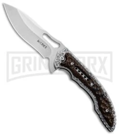 CRKT 5460 Ikoma Fossil Frame Lock Knife - Drop Point Satin