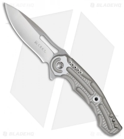 CRKT Ikoma Sampa Liner Lock Knife Aluminum (3.125" Satin) 5330