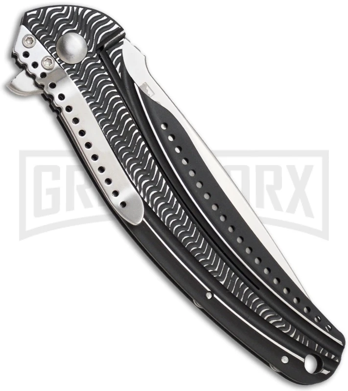 CRKT Ken Onion Ripple Folding Knife - Satin Plain - Image 2