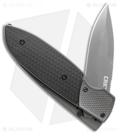 CRKT Russ Kommer Fulcrum 2 Folding Knife GRN (3.18" Gray) 7435 - Image 2