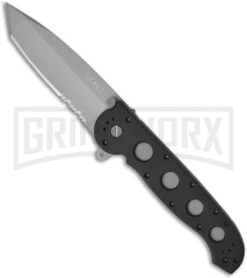 CRKT Carson M16-14Z Tanto Folding Knife - Bead Blast Serr