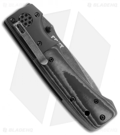 CRKT Ruger Knives All-Cylinders Liner Lock Knife G-10 (4" Black SW) R2001K - Image 2