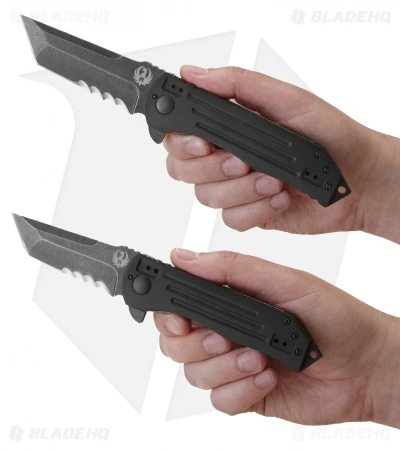 CRKT Ruger Knives 2-Stage Compact Tanto Flipper Knife (3.5" Black SW) R2103K - Image 3
