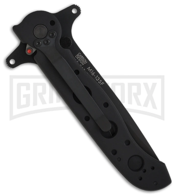 CRKT M16-13SF Special Forces Tanto Folding Knife - Black Serr - Image 2