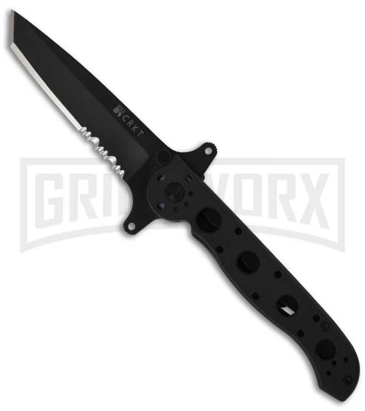 CRKT M16-13SF Special Forces Tanto Folding Knife - Black Serr