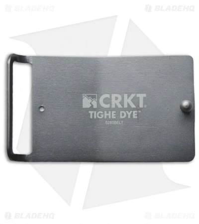CRKT Tighe Dye Belt Buckle Gray Aluminum 5280BELT - Image 2
